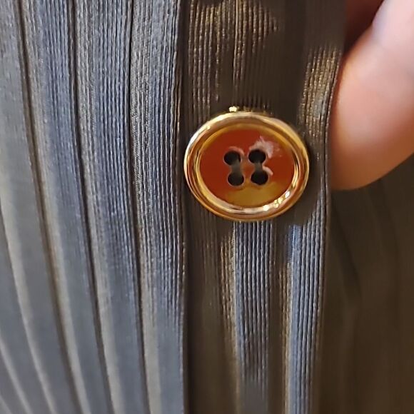 💲1️⃣0️⃣ Bundled ✔️Ribbed Bodycon Mini Button Accent Dress Dark Grey  sz S, M - Picture 10 of 14